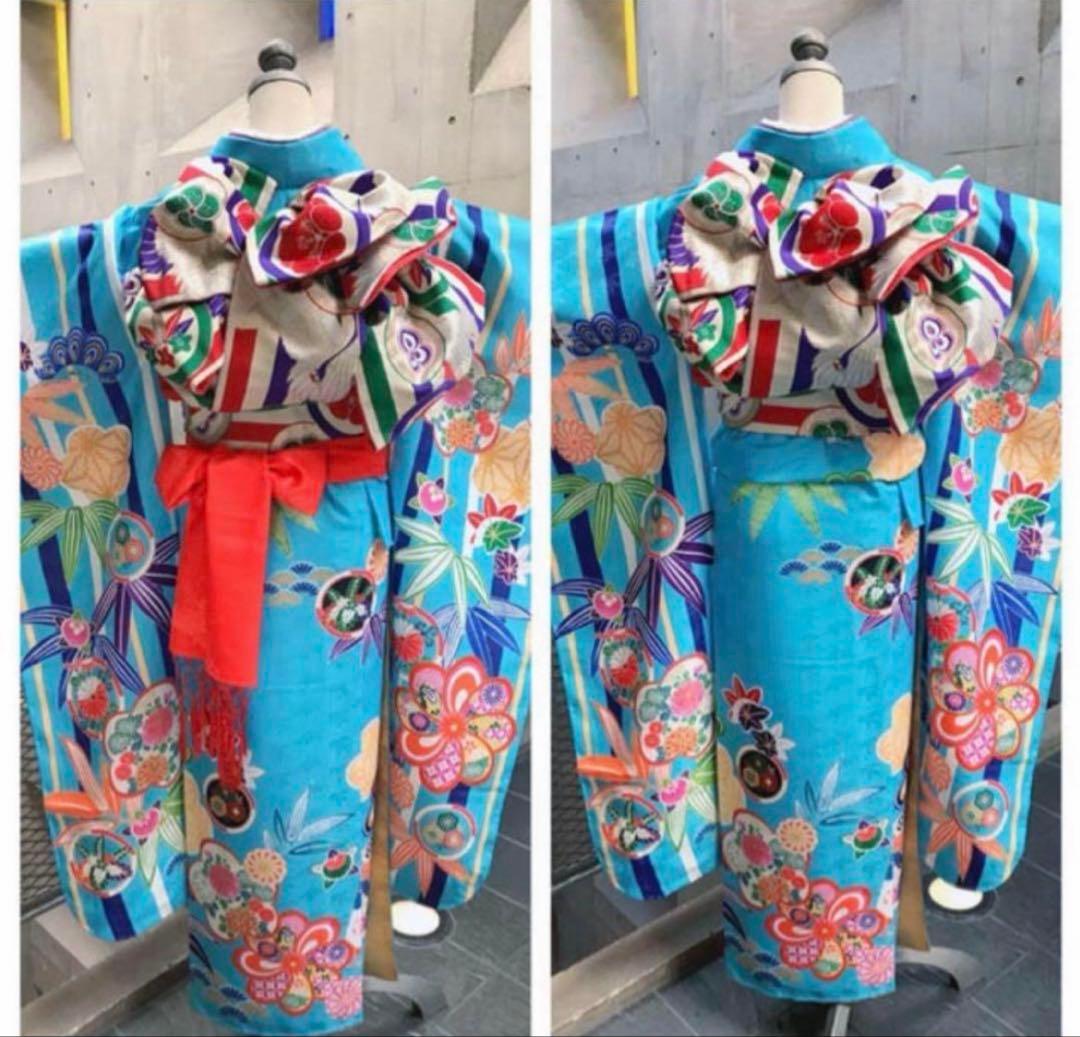 可愛すぎる洗える振袖セット アンティークモダン 大正浪漫 成人式 卒業式