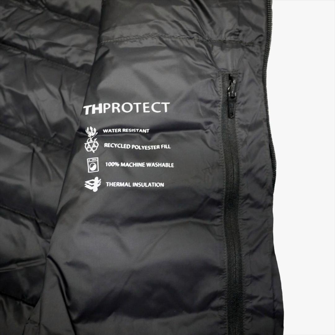 新品 トミーヒルフィガー THPROTECT 軽量 耐水 中綿 ベスト L 黒