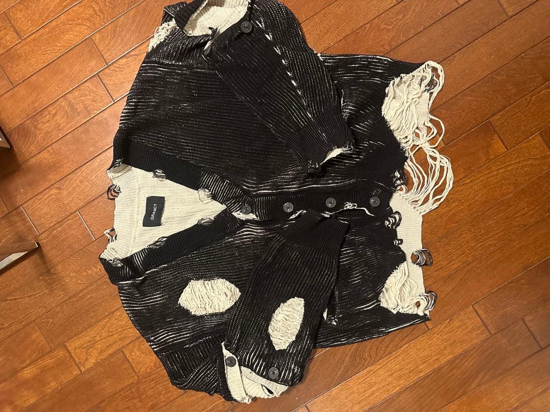 グランシー カーディガン 黒 M