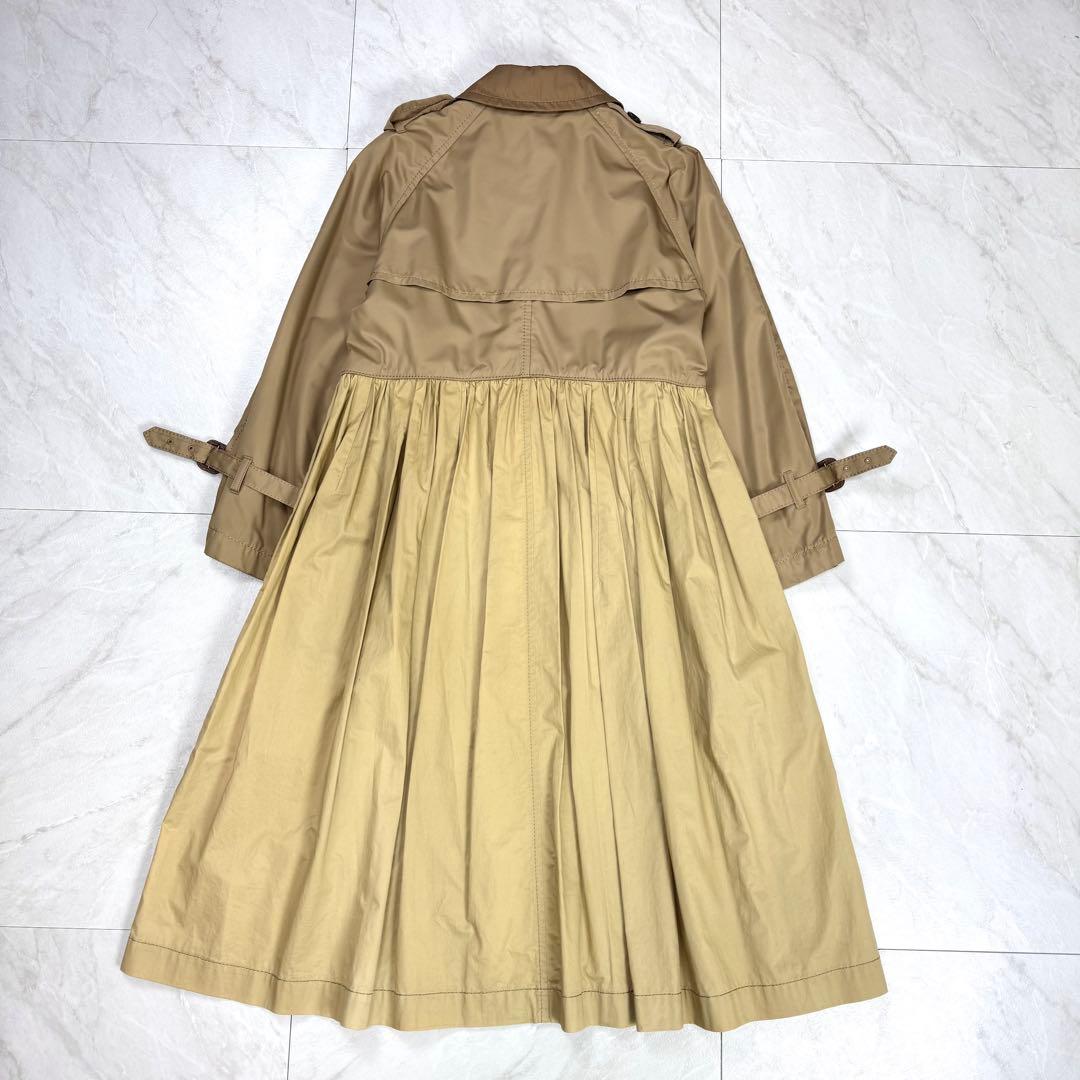 AD2017 トリコ コムデギャルソン トレンチコート バイカラー チェック