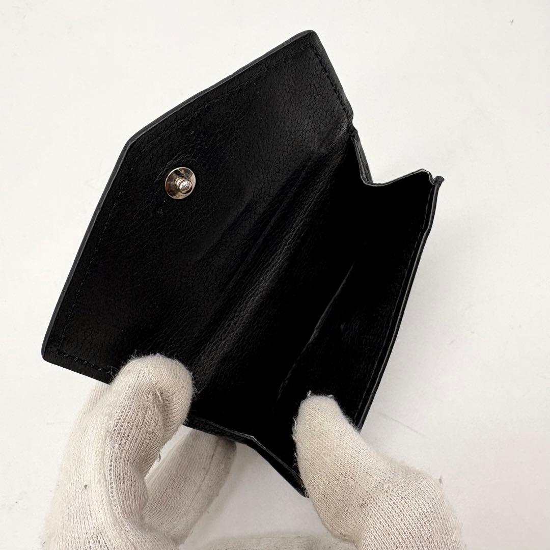 ルイヴィトン ポルトフォイユロックミニ コンパクト 黒