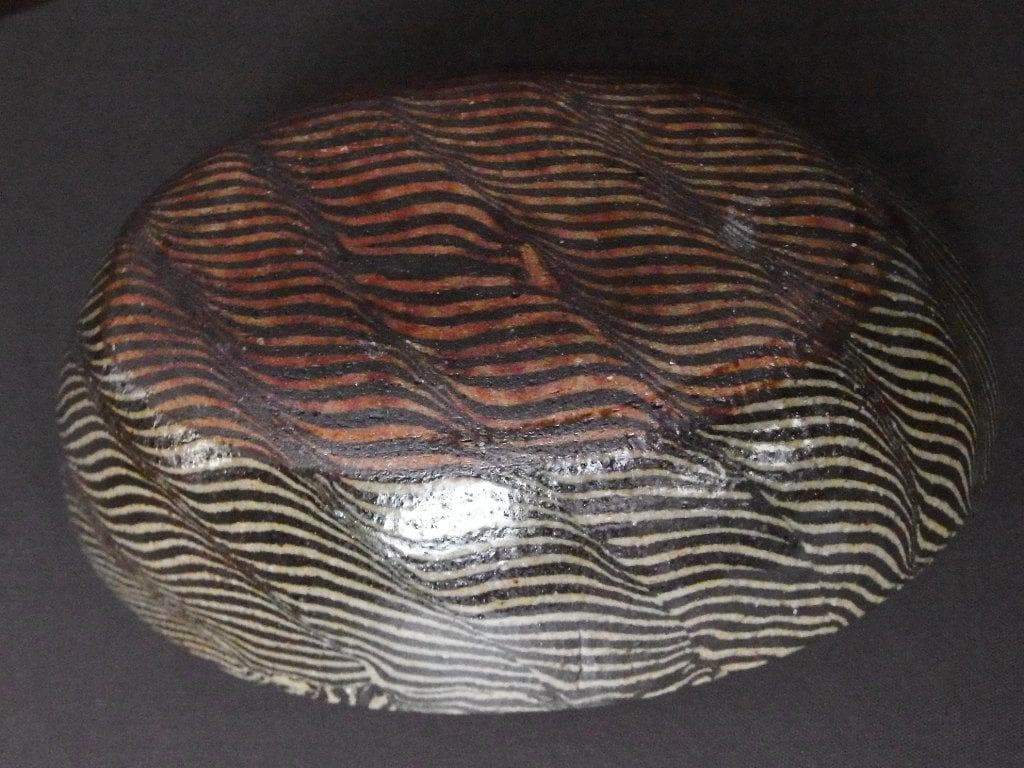 ♪極美品 入手困難 人気陶芸家 惣堂窯 掛谷康樹 練上手楕円深鉢