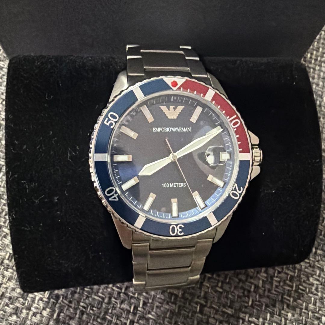 EMPORIO ARMANI ステンレススチール 時計