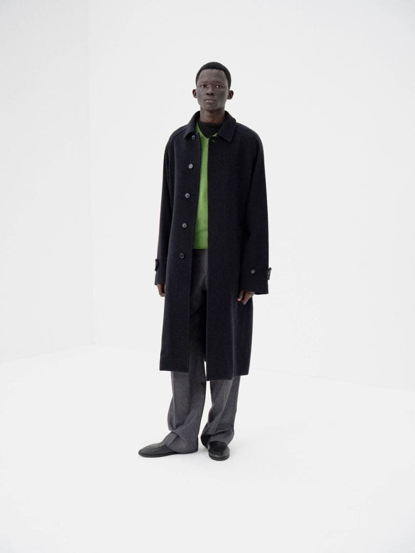 オーラリー　新品SUPER FINE WOOL MOSSER ステンカラーコート