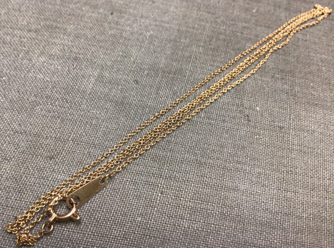 ヴィンテージ　10K ネックレスチェーン　45cm 10金　刻印有り