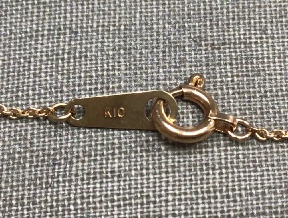 ヴィンテージ　10K ネックレスチェーン　45cm 10金　刻印有り