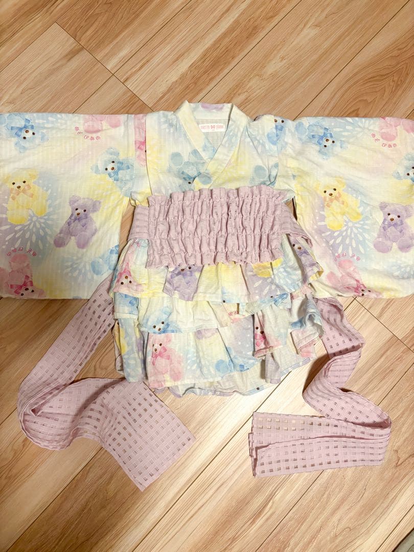 メゾピアノ mezzo piano 女の子 浴衣 100