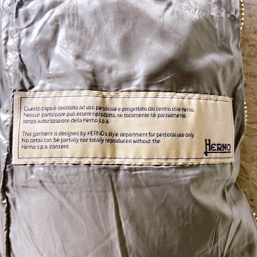 人気✨HERNO　ポーラテック　ダウンコート　ロングコート　スタンドカラー　S