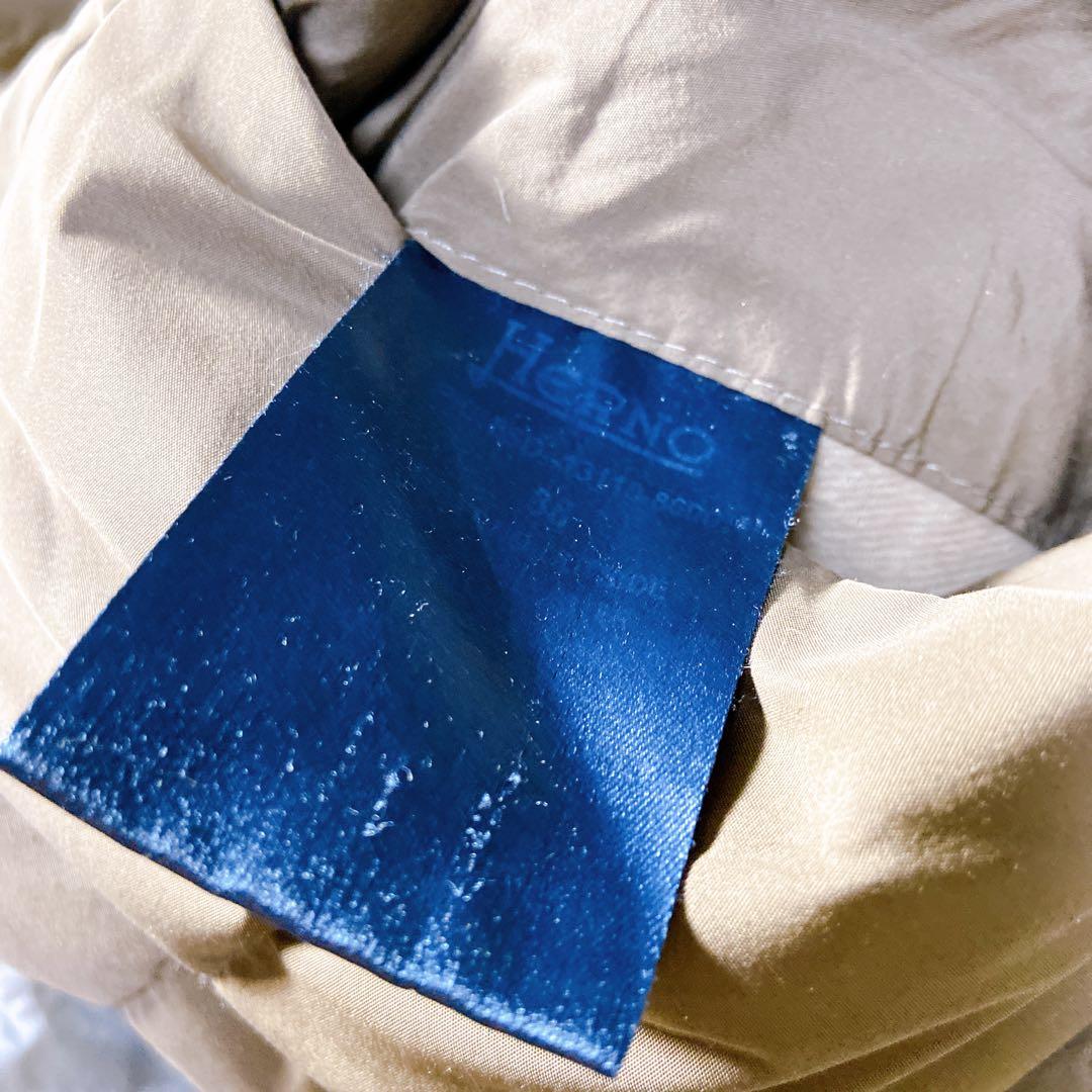 人気✨HERNO　ポーラテック　ダウンコート　ロングコート　スタンドカラー　S