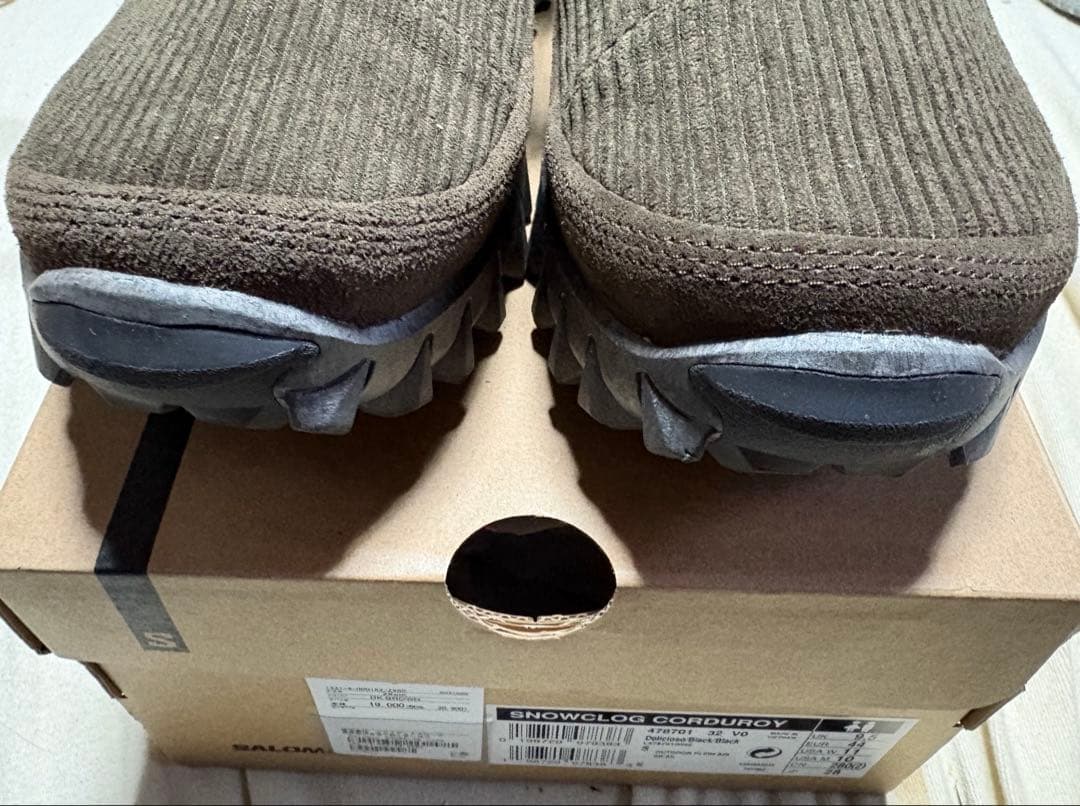 CLOG CORDUROY/スノークロッグ コーデュロイ/スニーカー