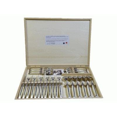 新品ラギオール カトラリー24ピースセット水牛の角 アイボリー