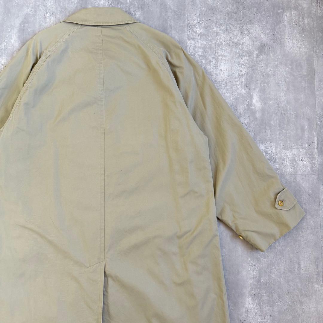 80's バーバリーズ ステンカラーコート 比翼ボタン 175推奨 ヴィンテージ