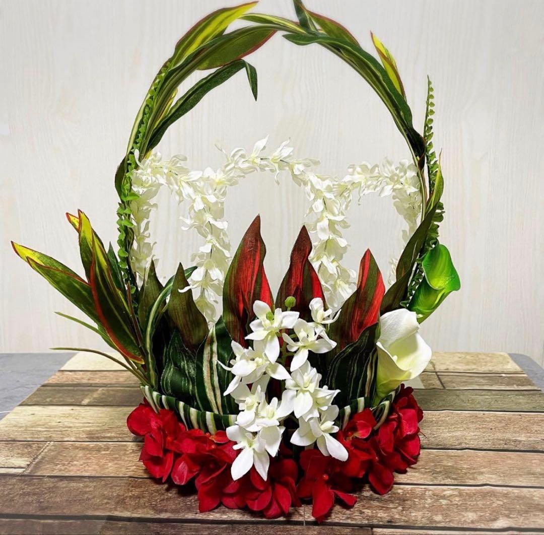 タヒチアンダンス　衣装　ヘッド　ネックレス