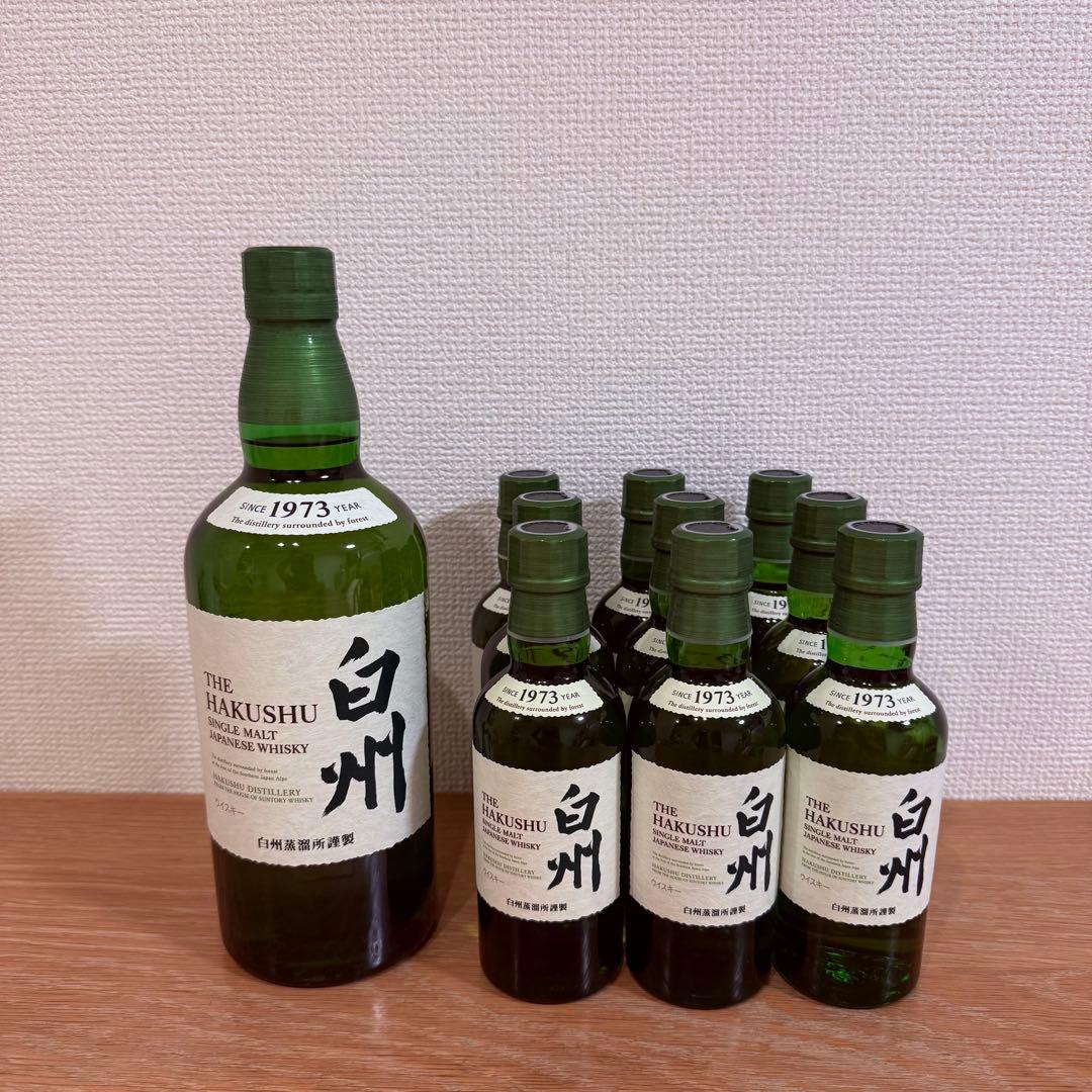 白州　サントリーシングルモルトウィスキー　10本セット