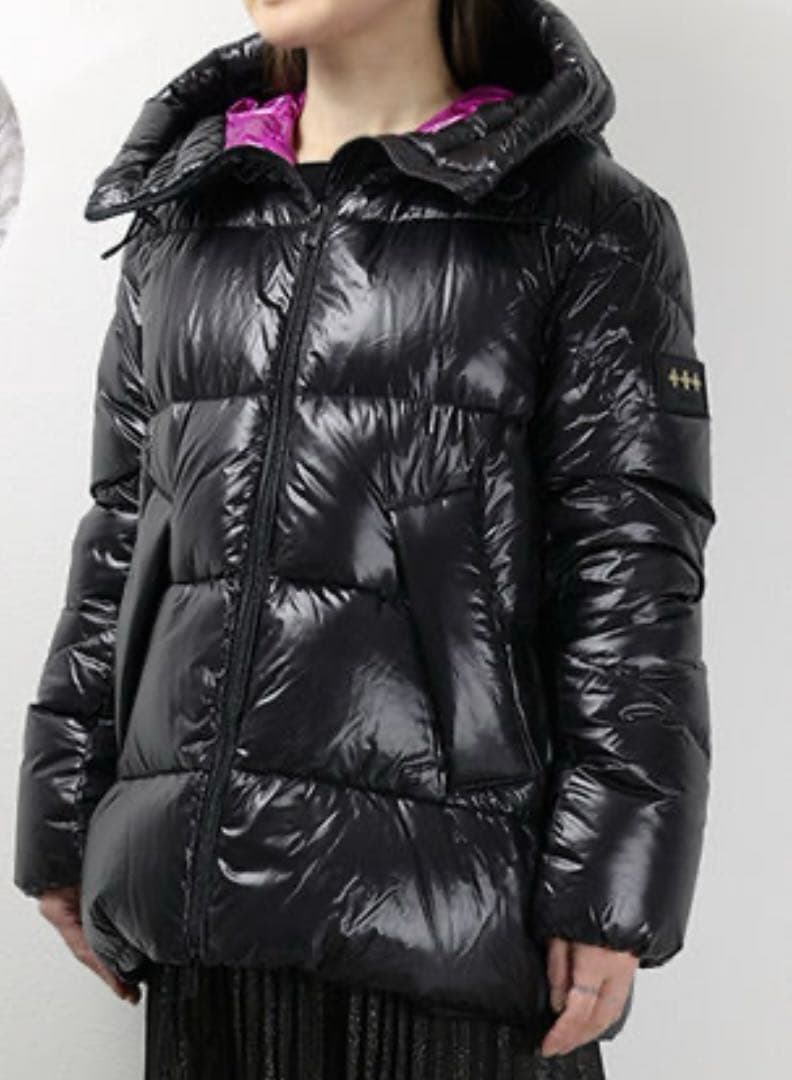 【超美品‼️】TATRAS ブラック ダウンジャケット オーバーサイズ