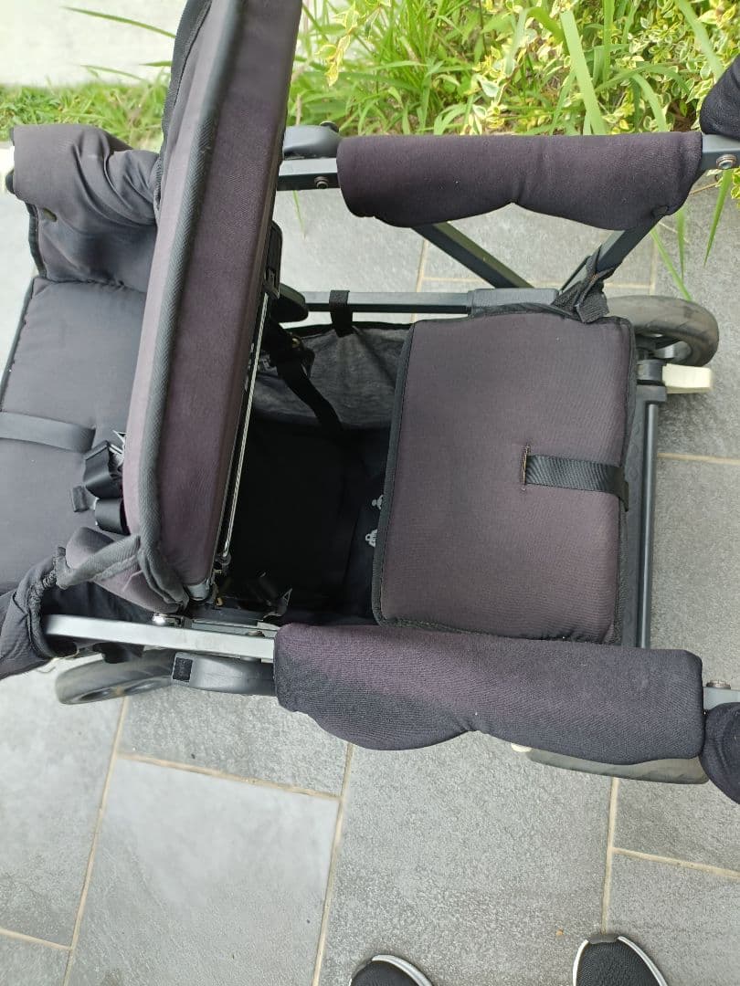 joovy 折りたたみベビーカー 二人乗り　ブラック