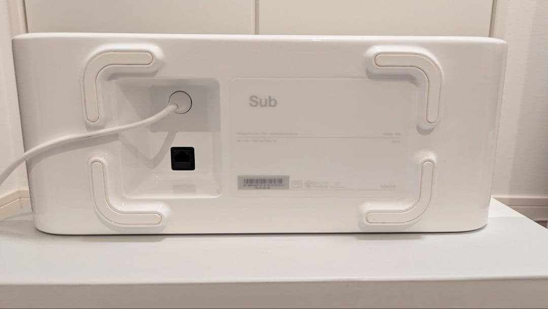 Sonos Sub (Gen 3) プレミアムワイヤレスサブウーファー ホワイト
