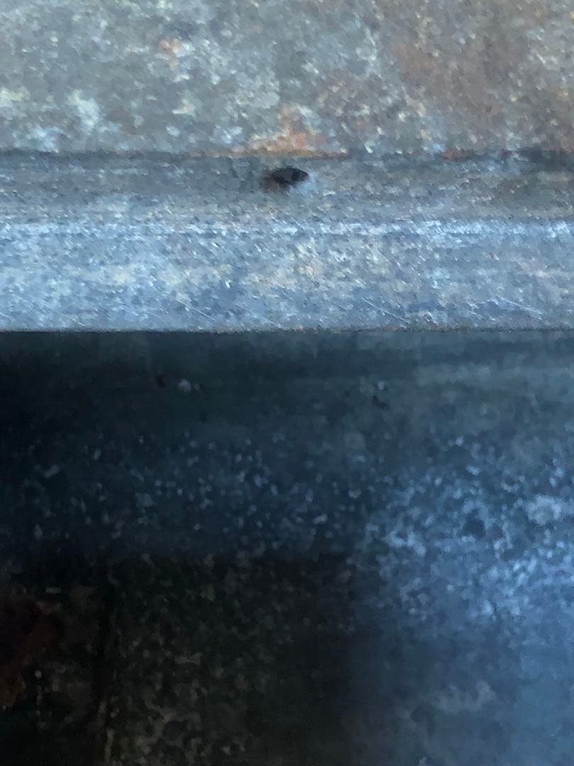 錻力の硯箱　文箱　ブロカント　ブリキ