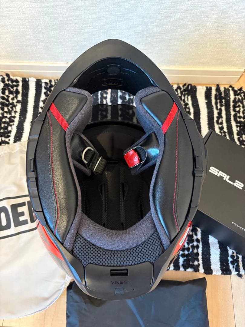 とりめし　SHOEI フルフェイスヘルメット Lサイズ　インカム付き