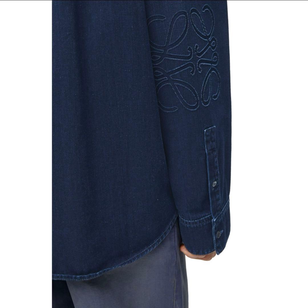 ロエベ　アナグラム　デニムシャツ　LOEWE