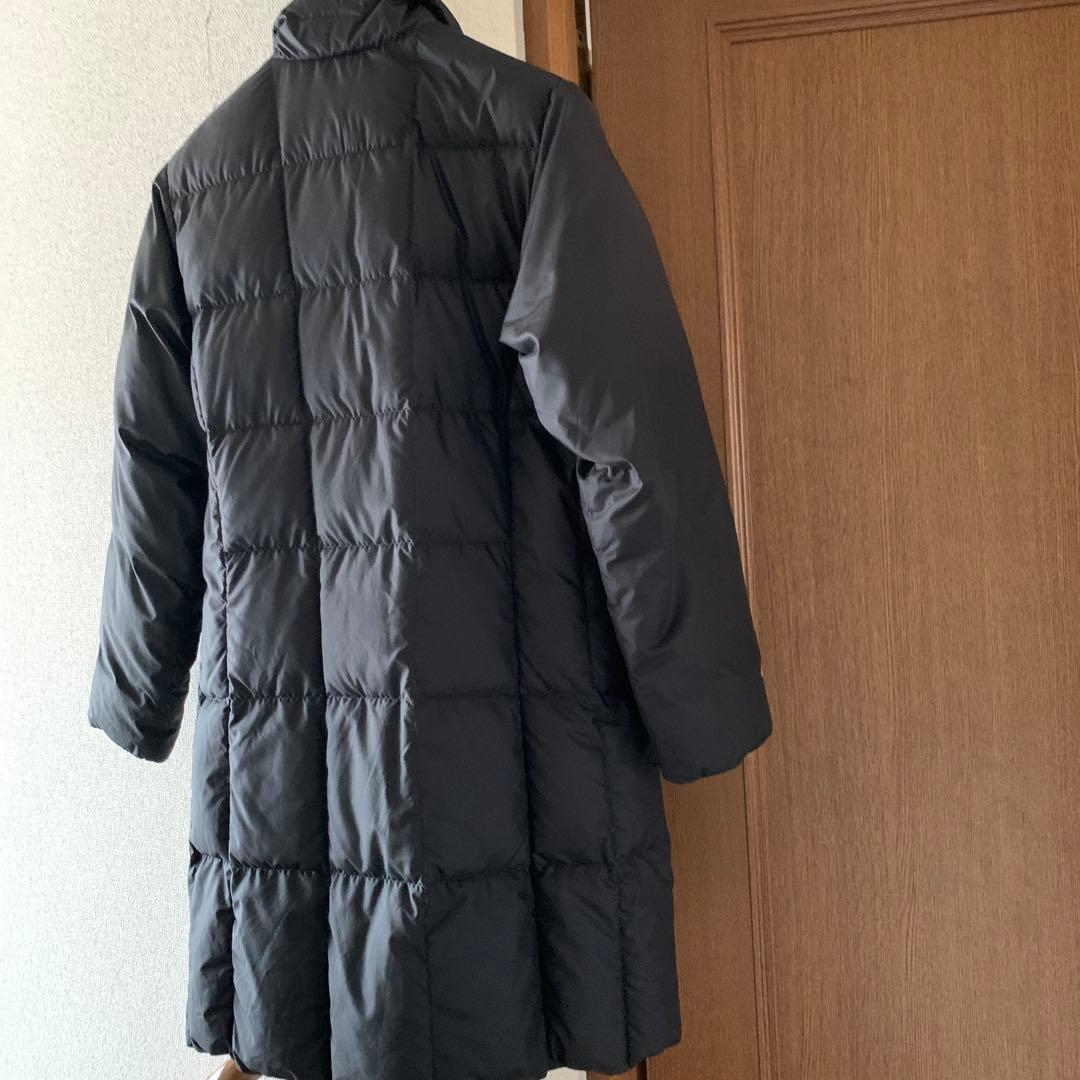 mont-bell ブラック ダウンロング丈 トラベルダウンロングコート