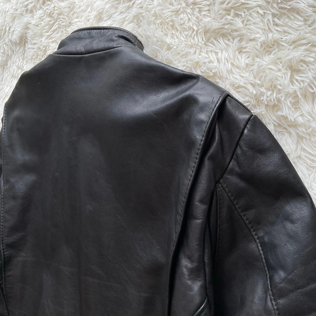 美品✨schott 141 レザージャケット　シングルライダース　本革　40 黒
