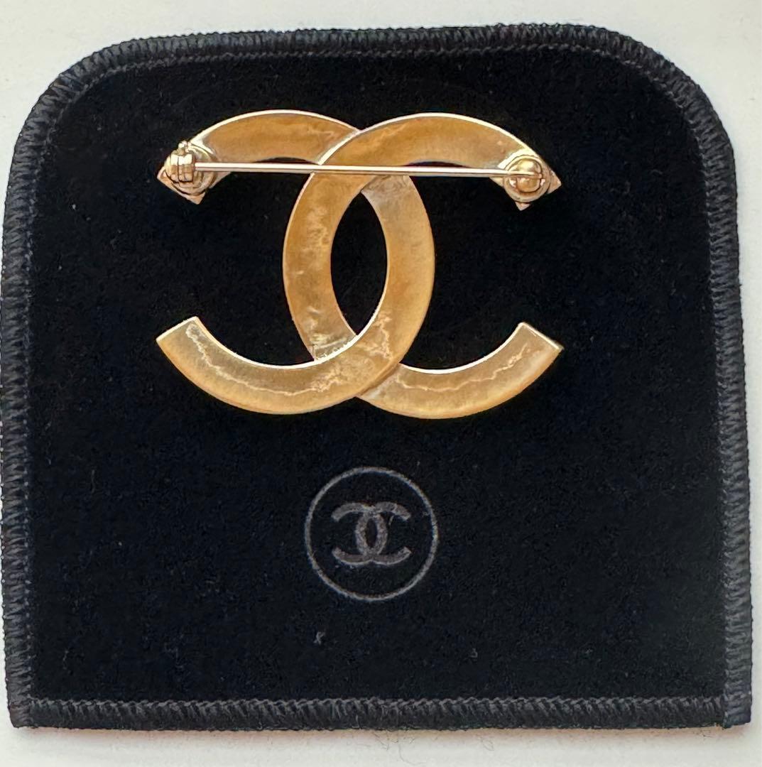【美品】シャネル CHANEL ココマークブローチ B17C