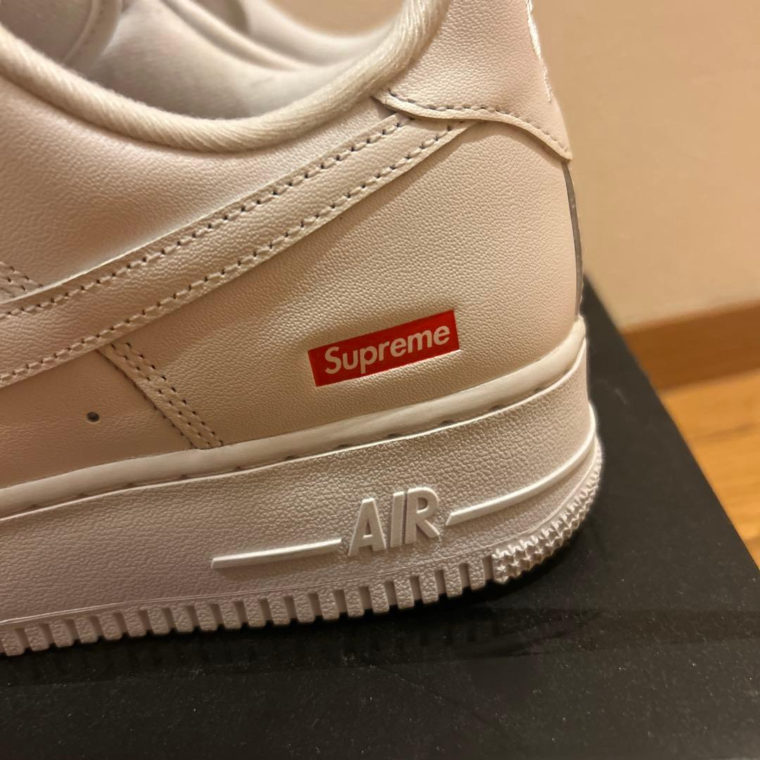 Nike Air Force 1 Supreme ホワイト27.5「美品」