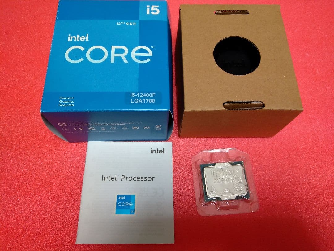 Core i5-12400F CPU LGA1700グラフィック機能なしモデル