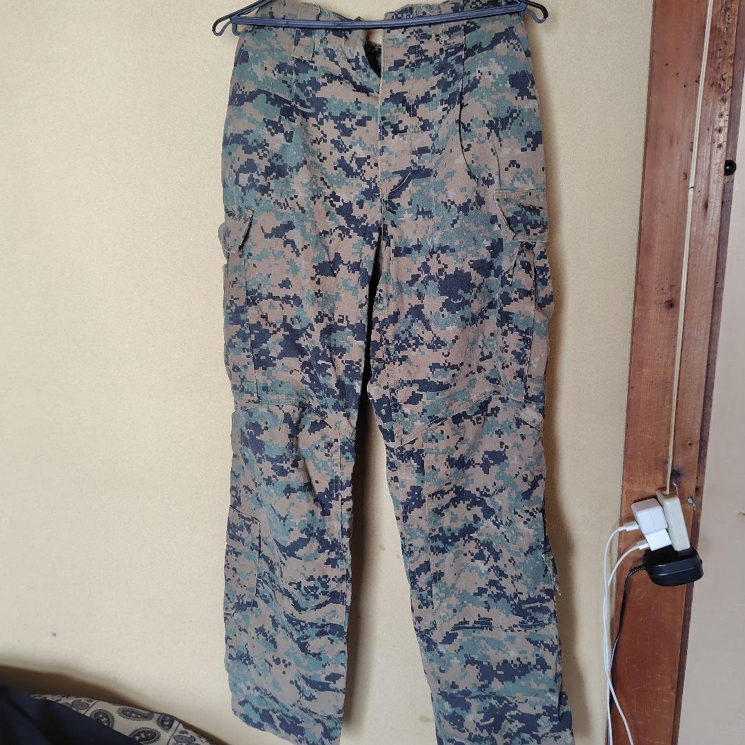 実物　海兵隊　FROG　ウッドランドマーパット　上下セット