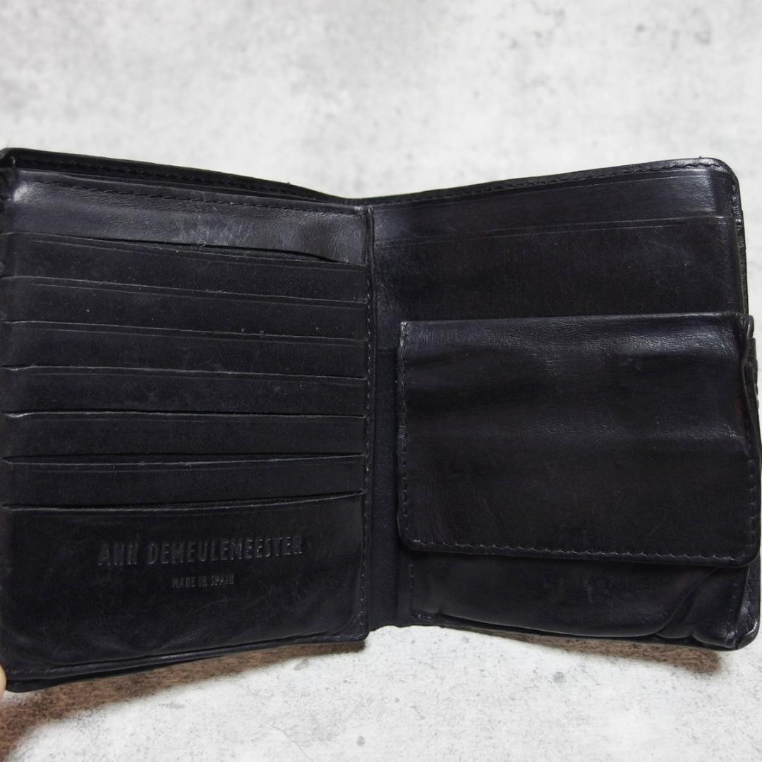 ANN DEMEULEMEESTER 2個セット レザーウォレット 財布