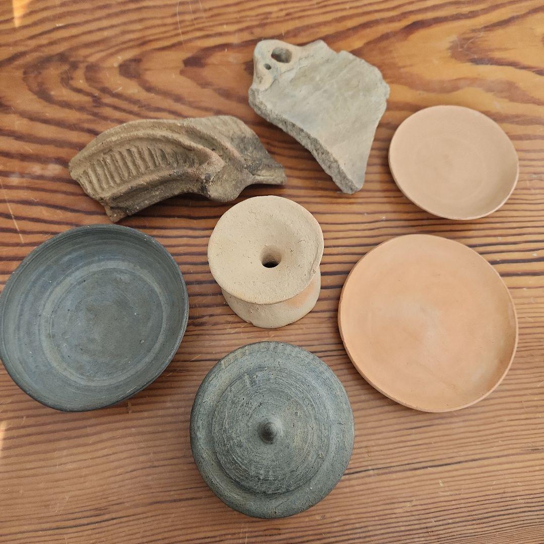 土器‥縄文、須恵器、土師器