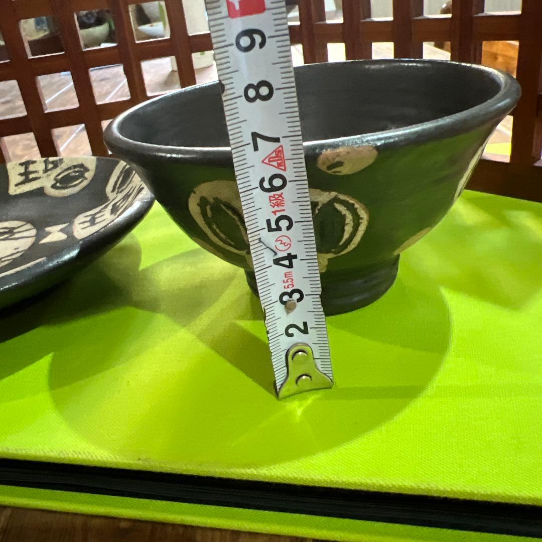 人気陶芸作家　工房十鶴さん　碗、皿セット