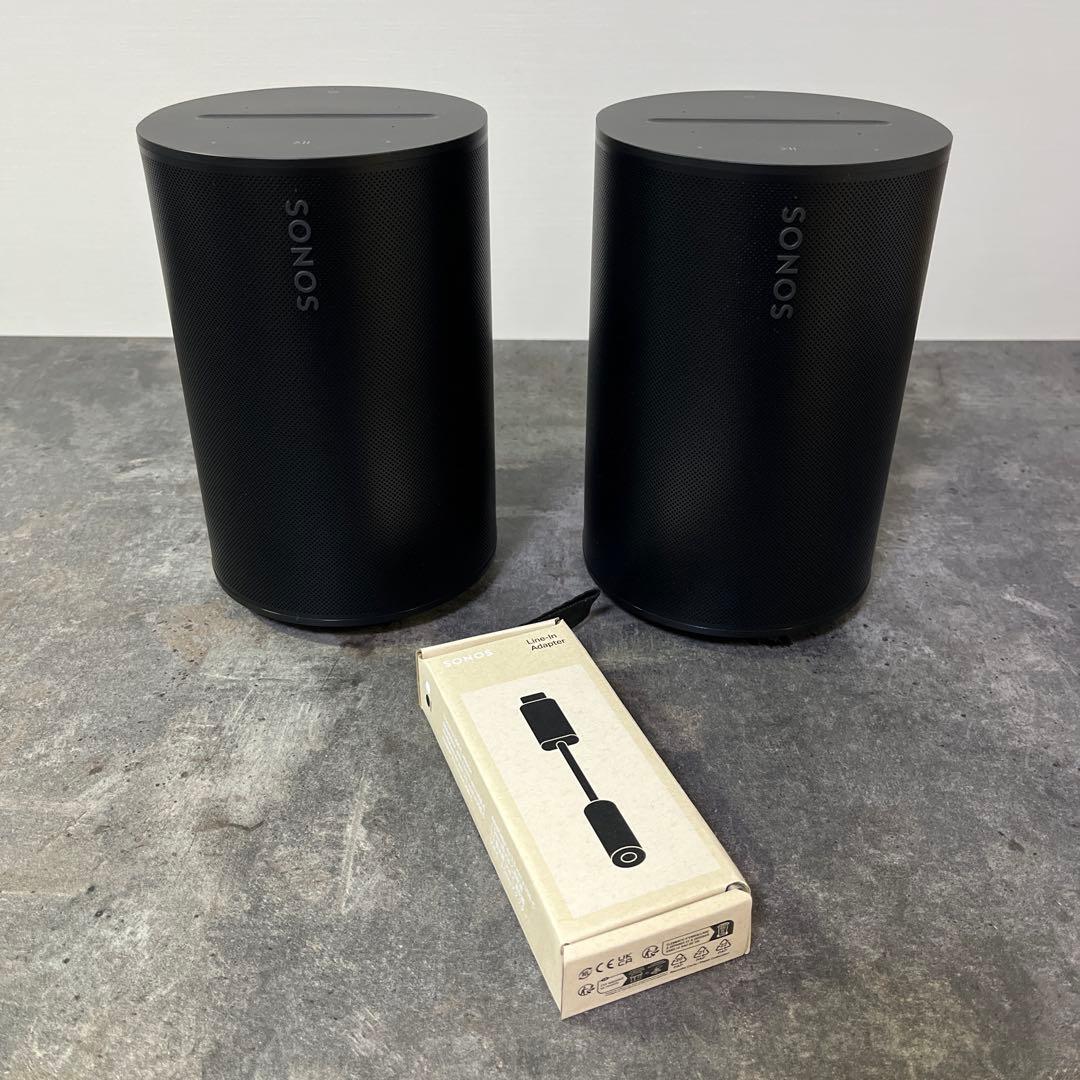 【本日22時まで】SONOS Era 100 2個+変換アダプター