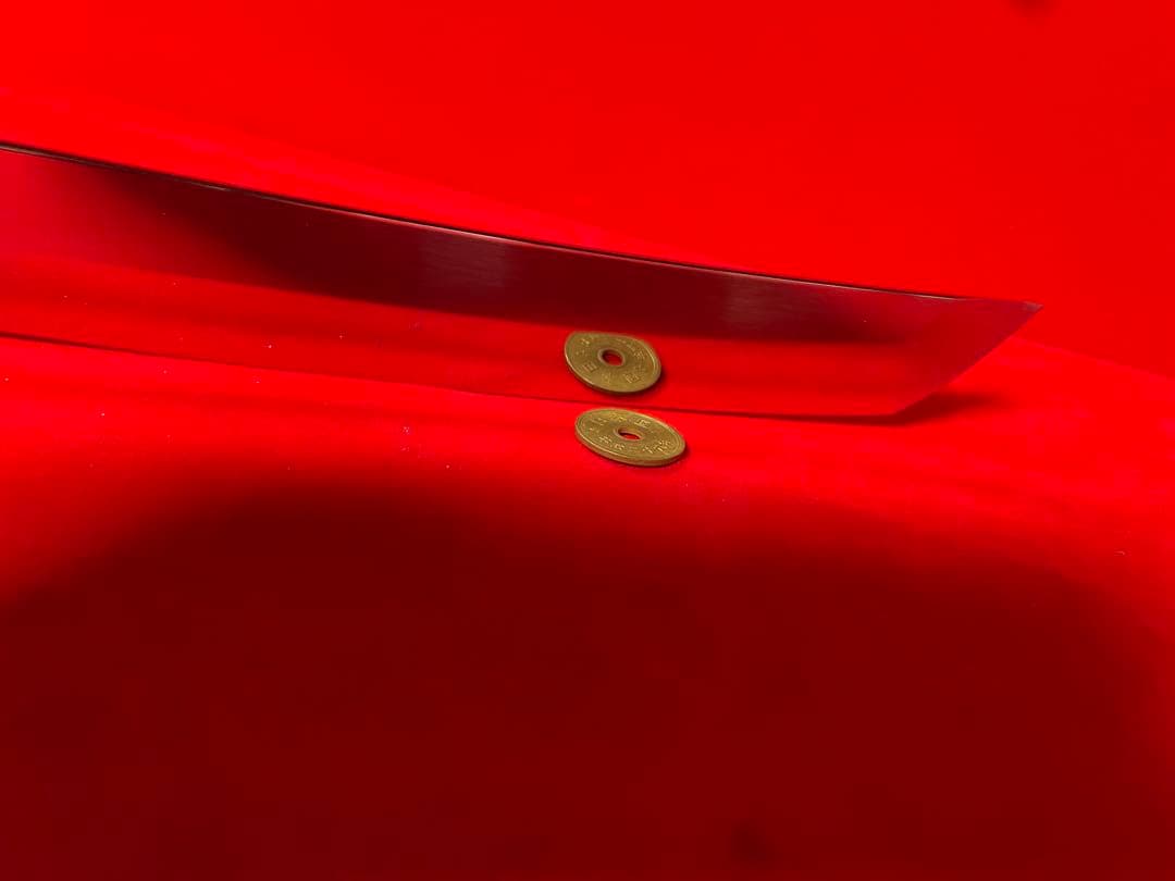 包丁　先丸　尺ニ　鏡面仕上げ　切味抜群　箱付　未使用品