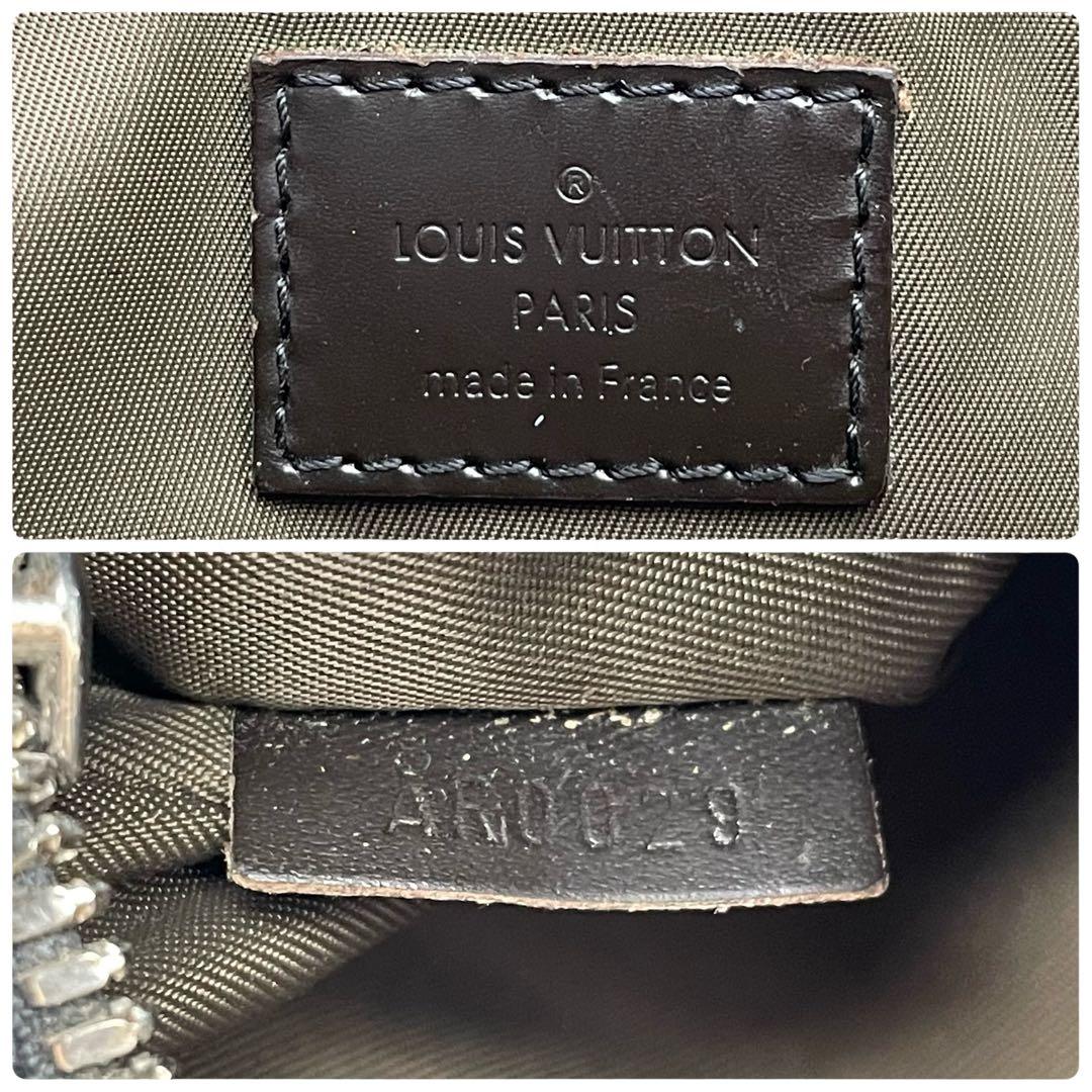 ルイヴィトン ダミエ ジェアン アクロバット ウエスト ボディ バッグ ブラック