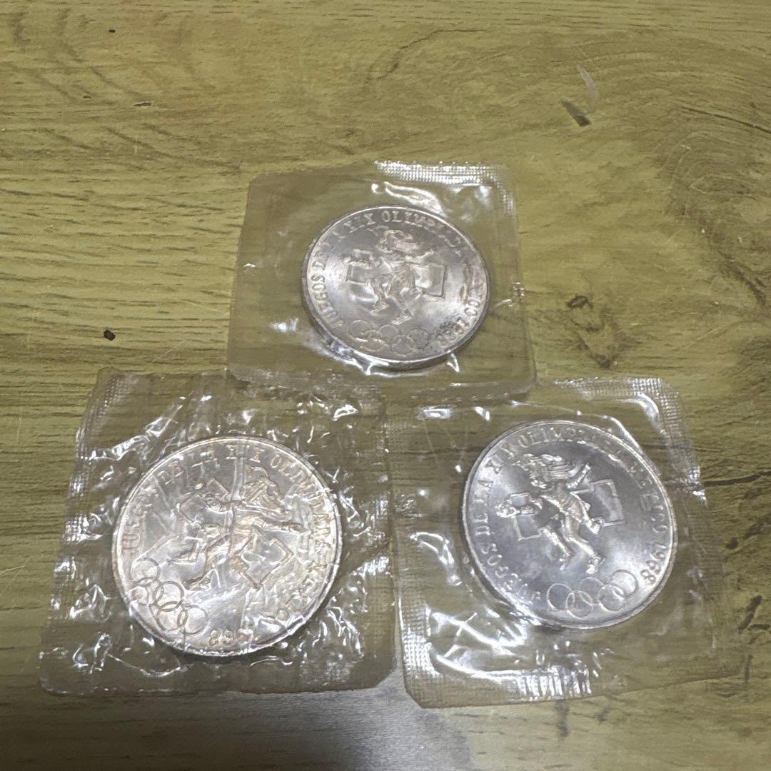 1984年オリンピック記念銀貨3枚セット