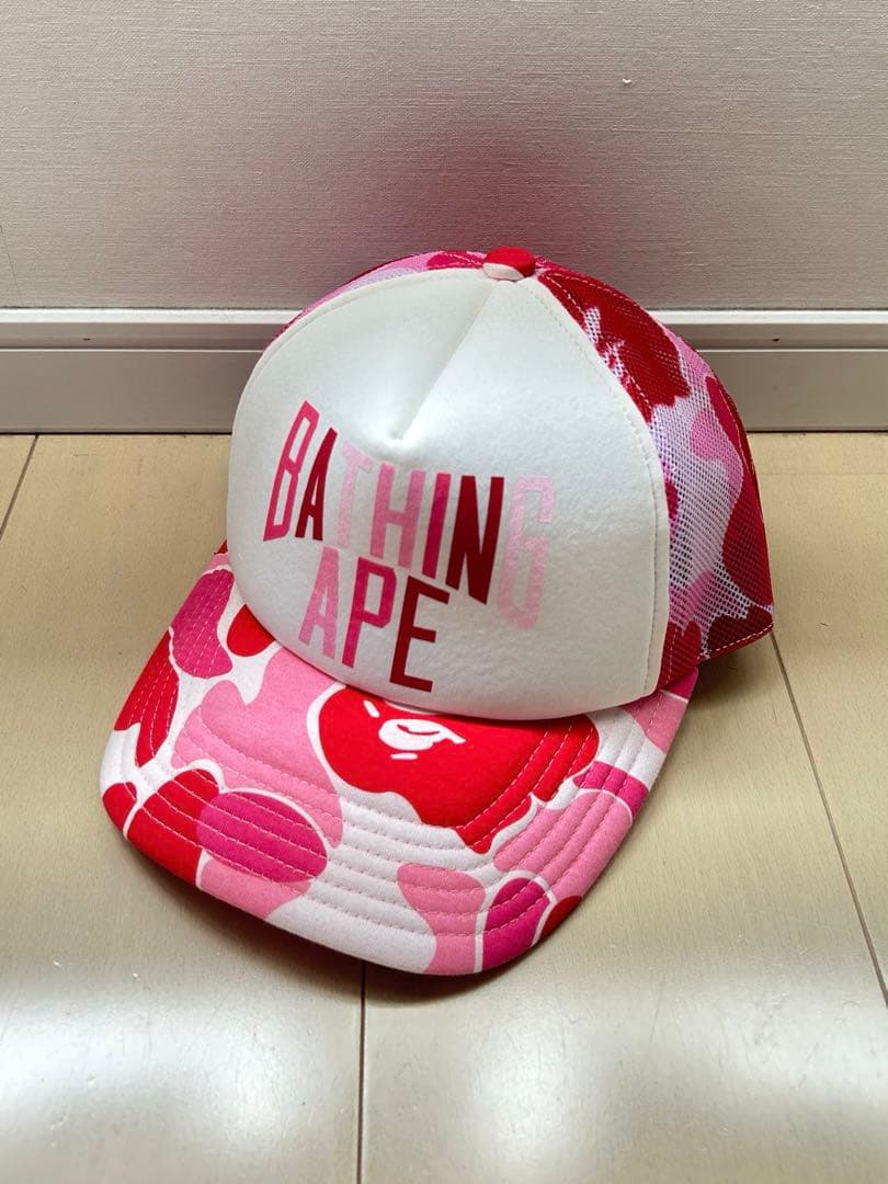 A BATHING APE エイプ カモフラージュキャップ