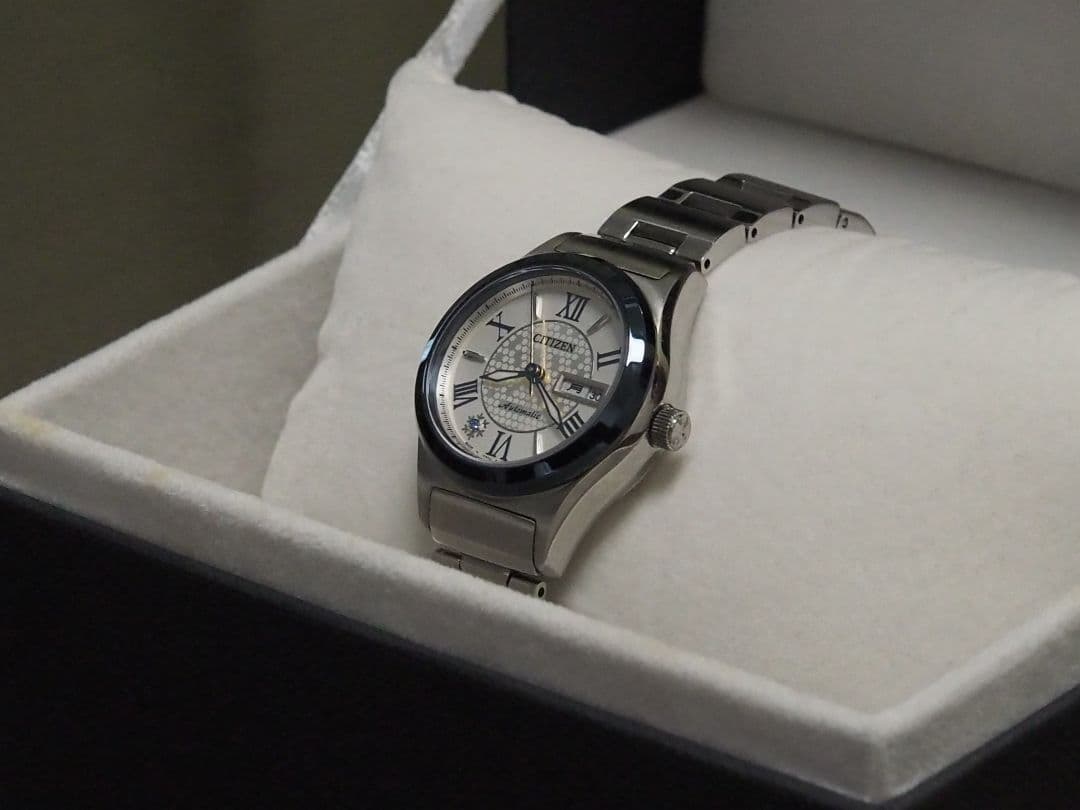 シチズン 機械式腕時計 深雪 (みゆき) ステンレスバンド仕様(革バンド付属)