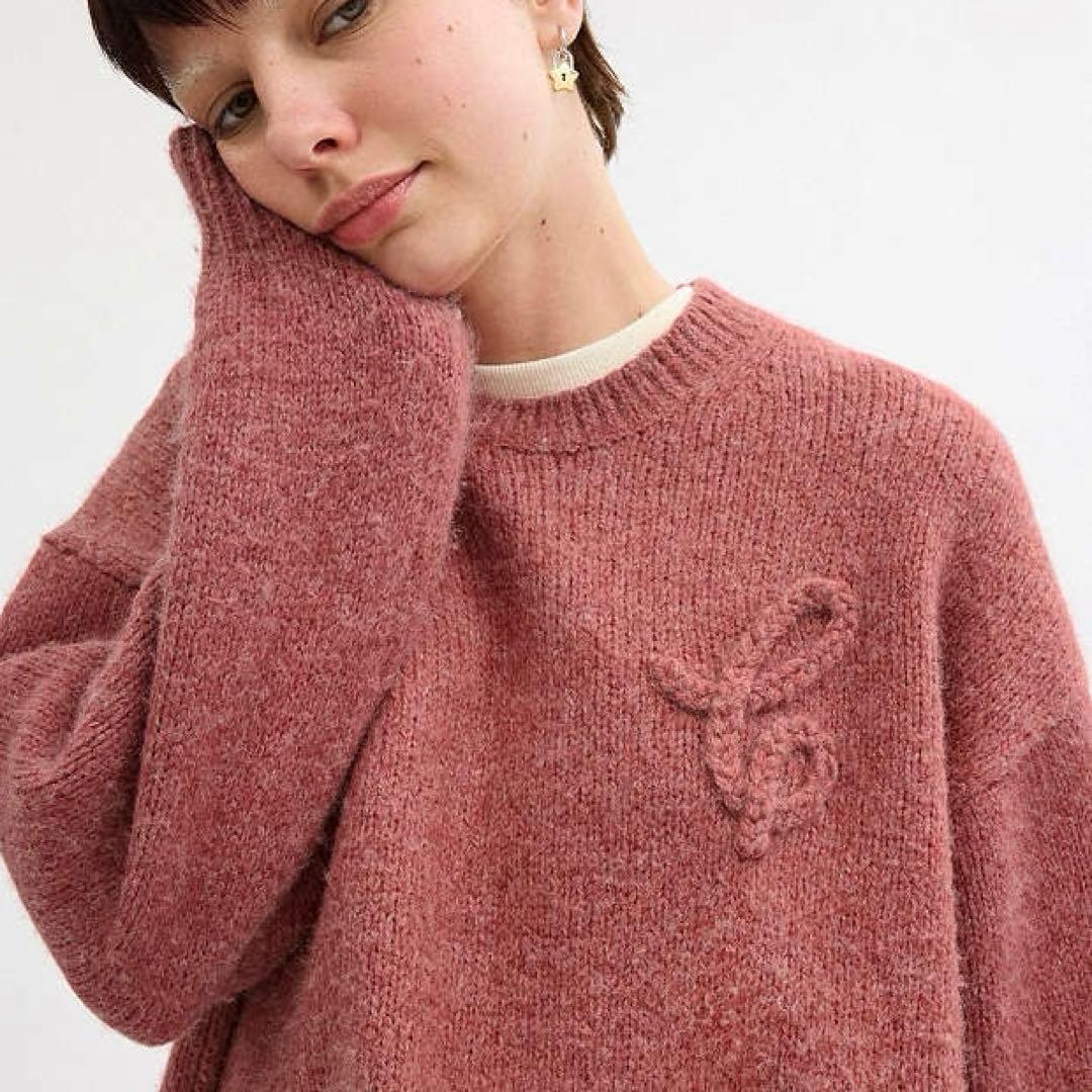 【完売】COACH コーチ シグネチャー クルーネック ニット アルパカ