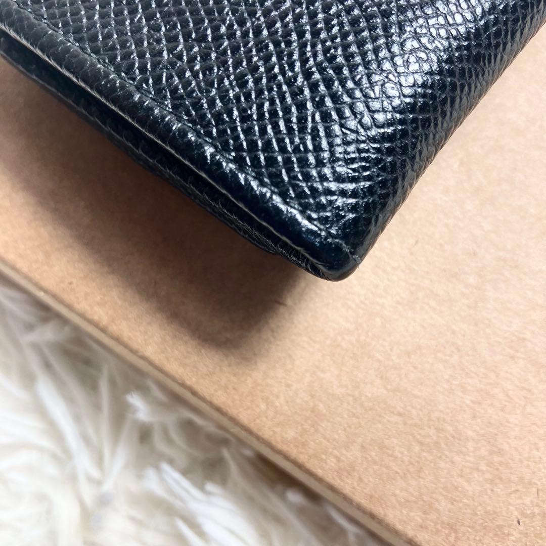【美品】ブルガリ ケース ビーゼロワン レザーブラック IC搭載