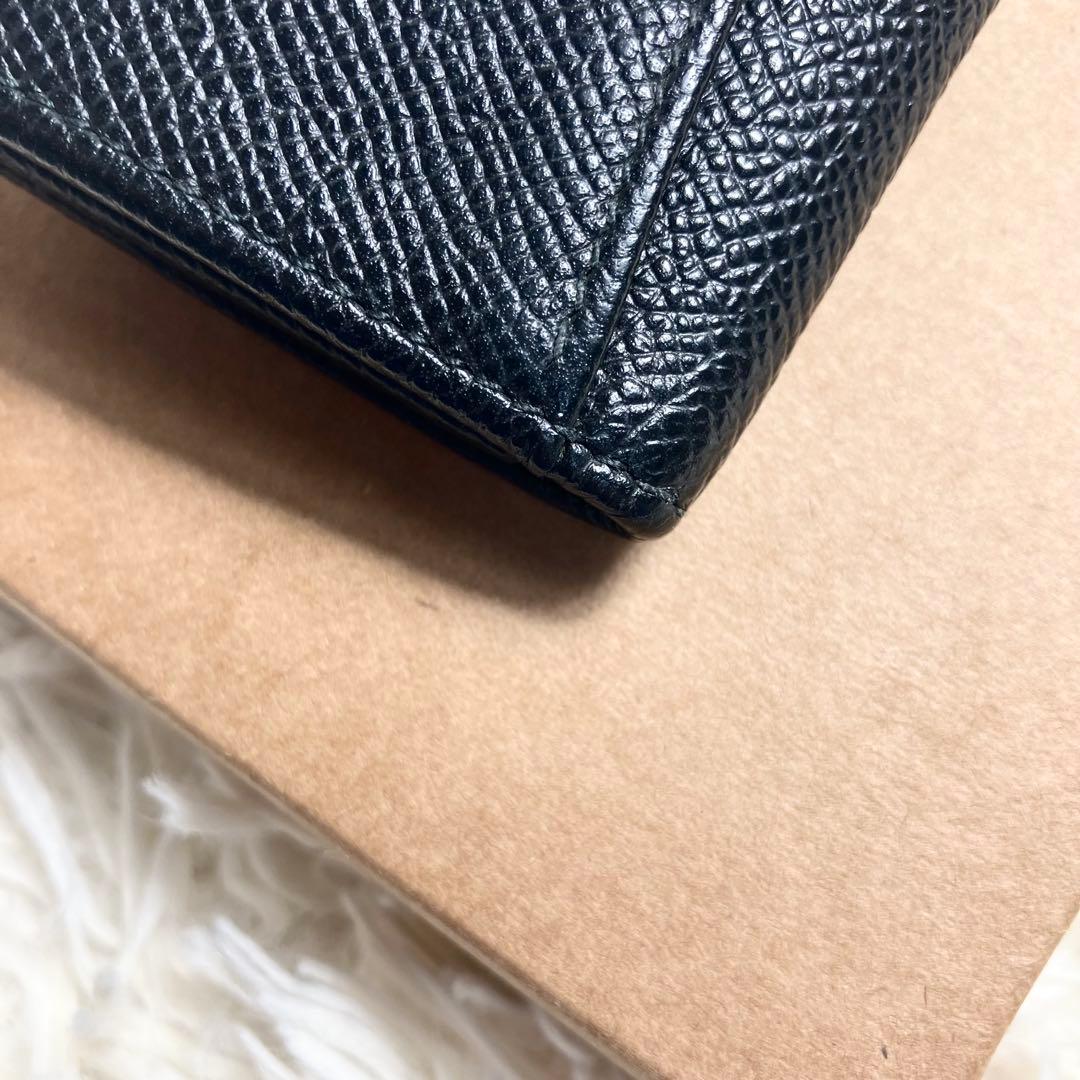 【美品】ブルガリ ケース ビーゼロワン レザーブラック IC搭載