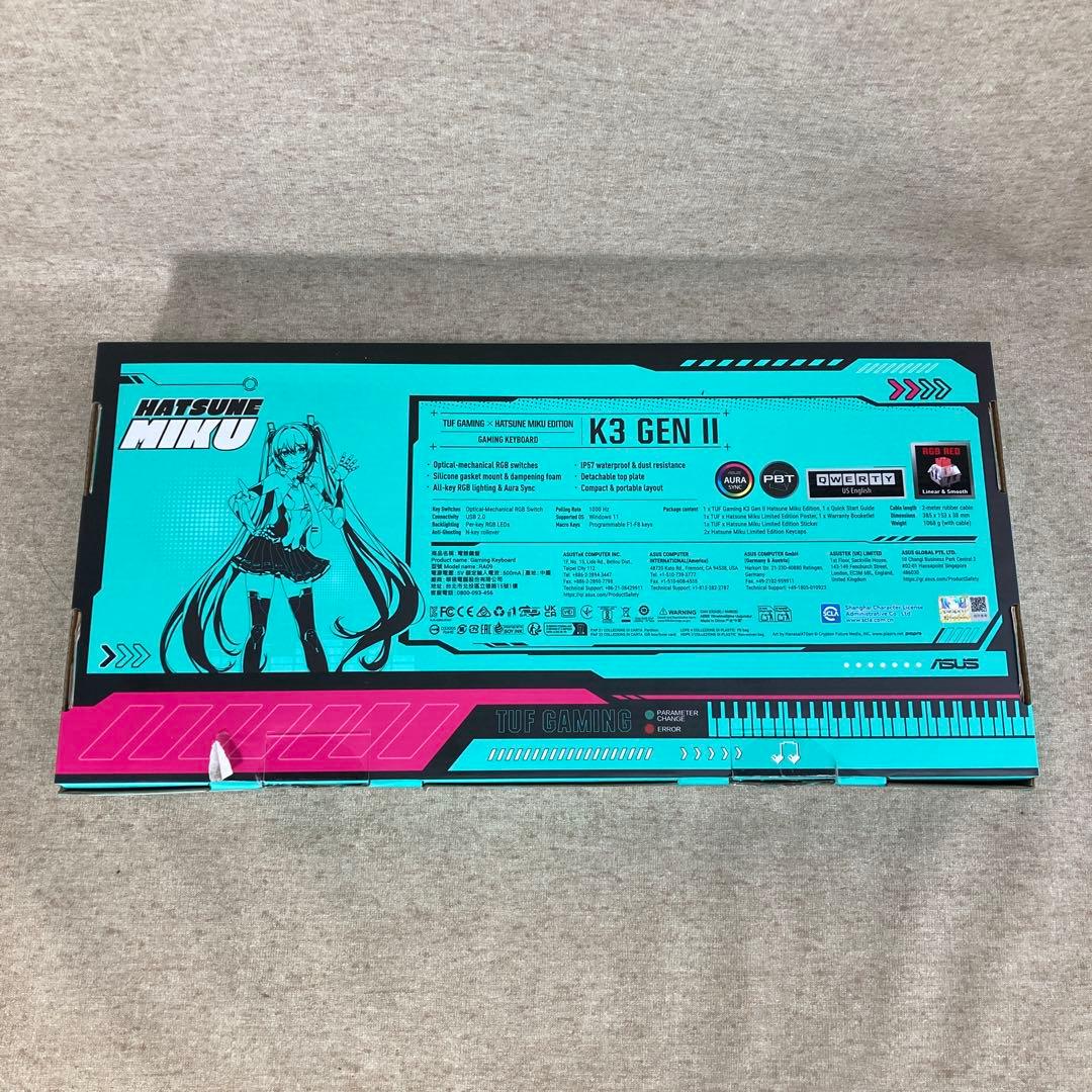 C*s様 初音ミク ゲーミングキーボード RA09 TG K3 GEN II (