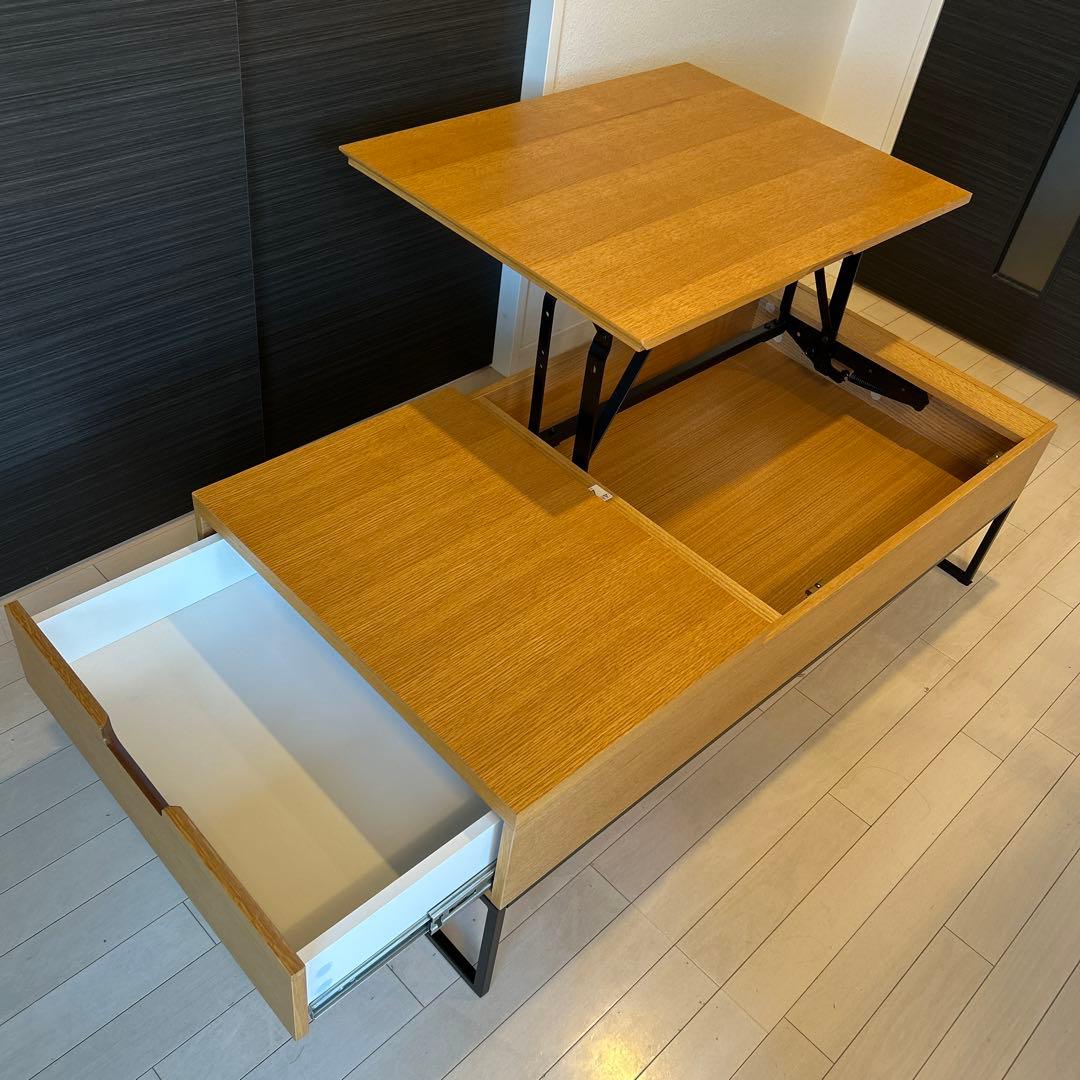 ニトリ　センターテーブルNヒバリ120 LBR