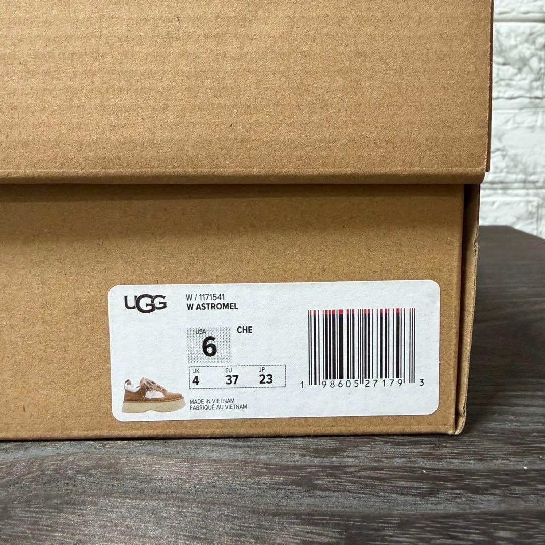 UGG アストロメル 厚底スニーカー チェスナット 23cm