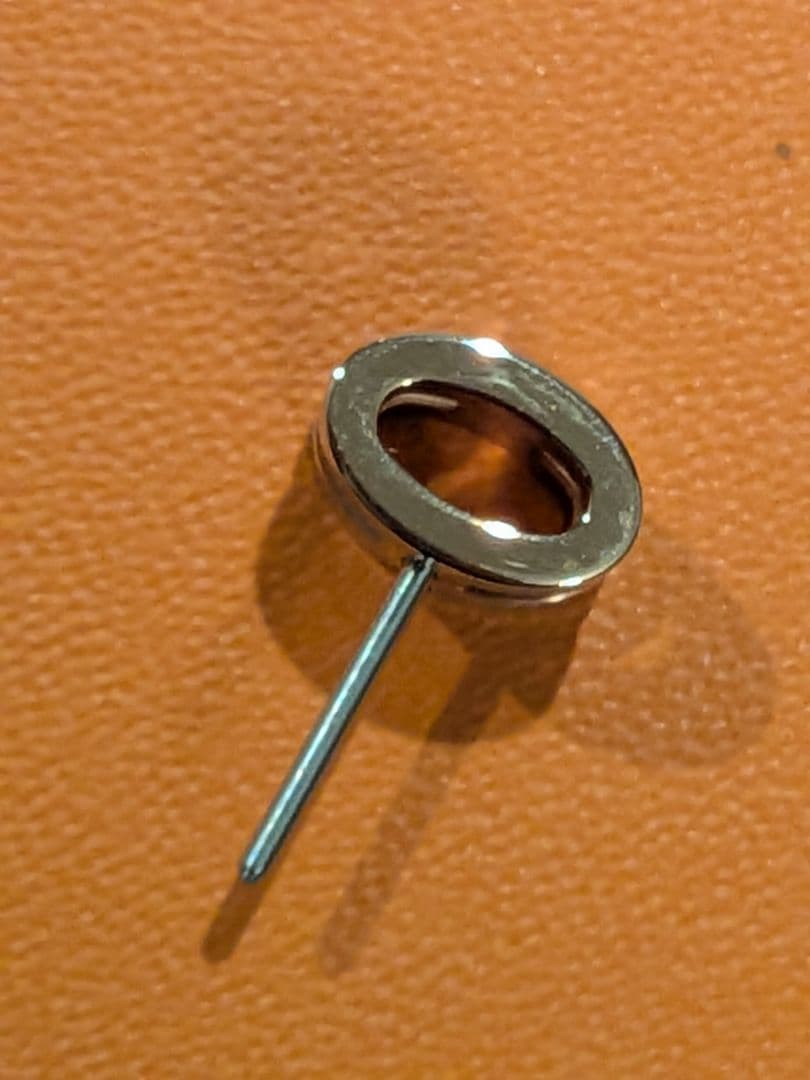 【HERMES】エルメス ポップアッシュミニ Hポップ ピアス　マロングラッセ