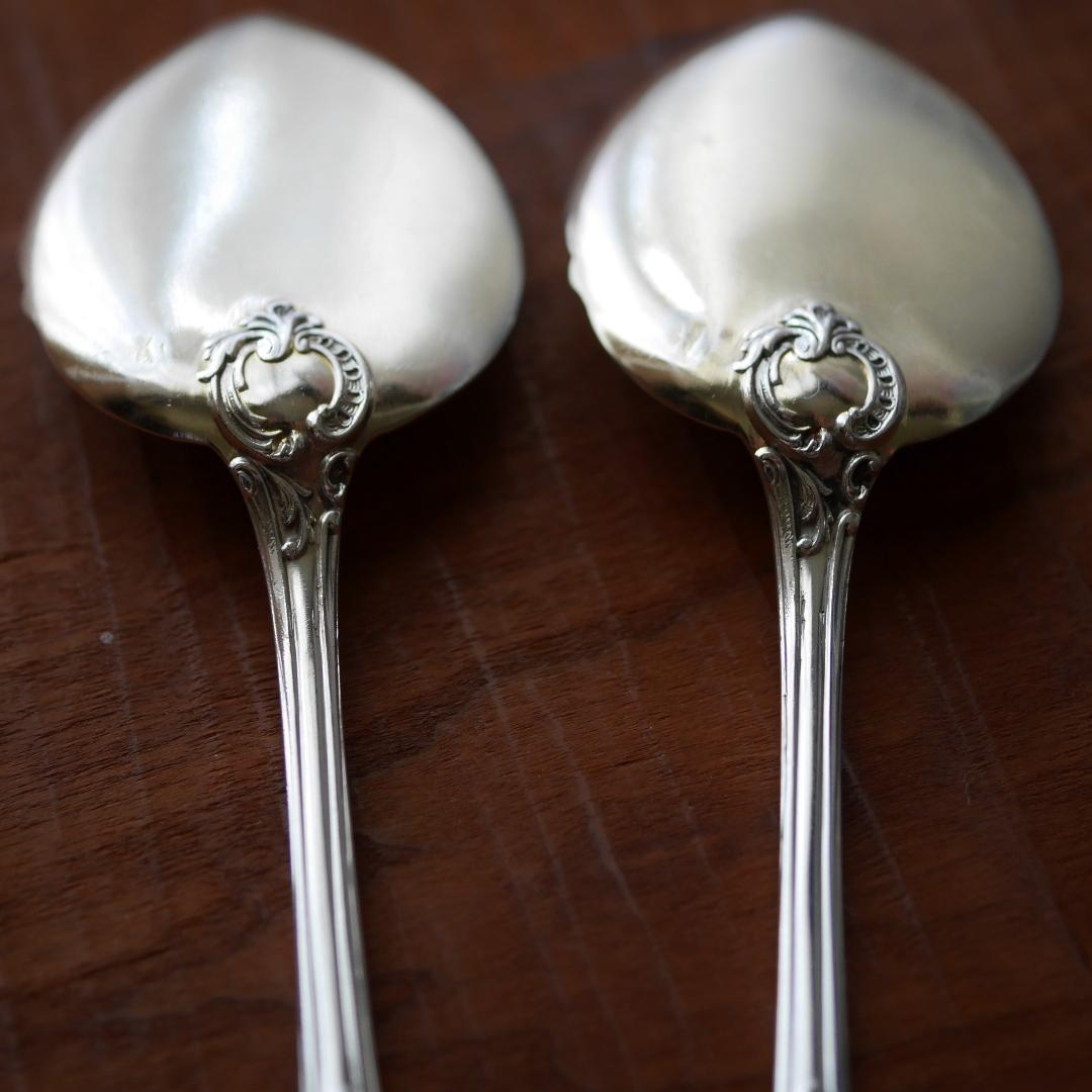 ◆アンティーク◆シルバー950◆JeanGranvigne◆スプーン2本セット◆