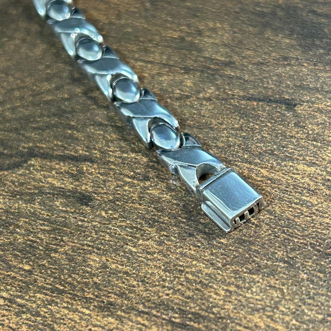 希少 メキシコ シルバー925 チェーンブレスレット タスコ メンズ　レディース