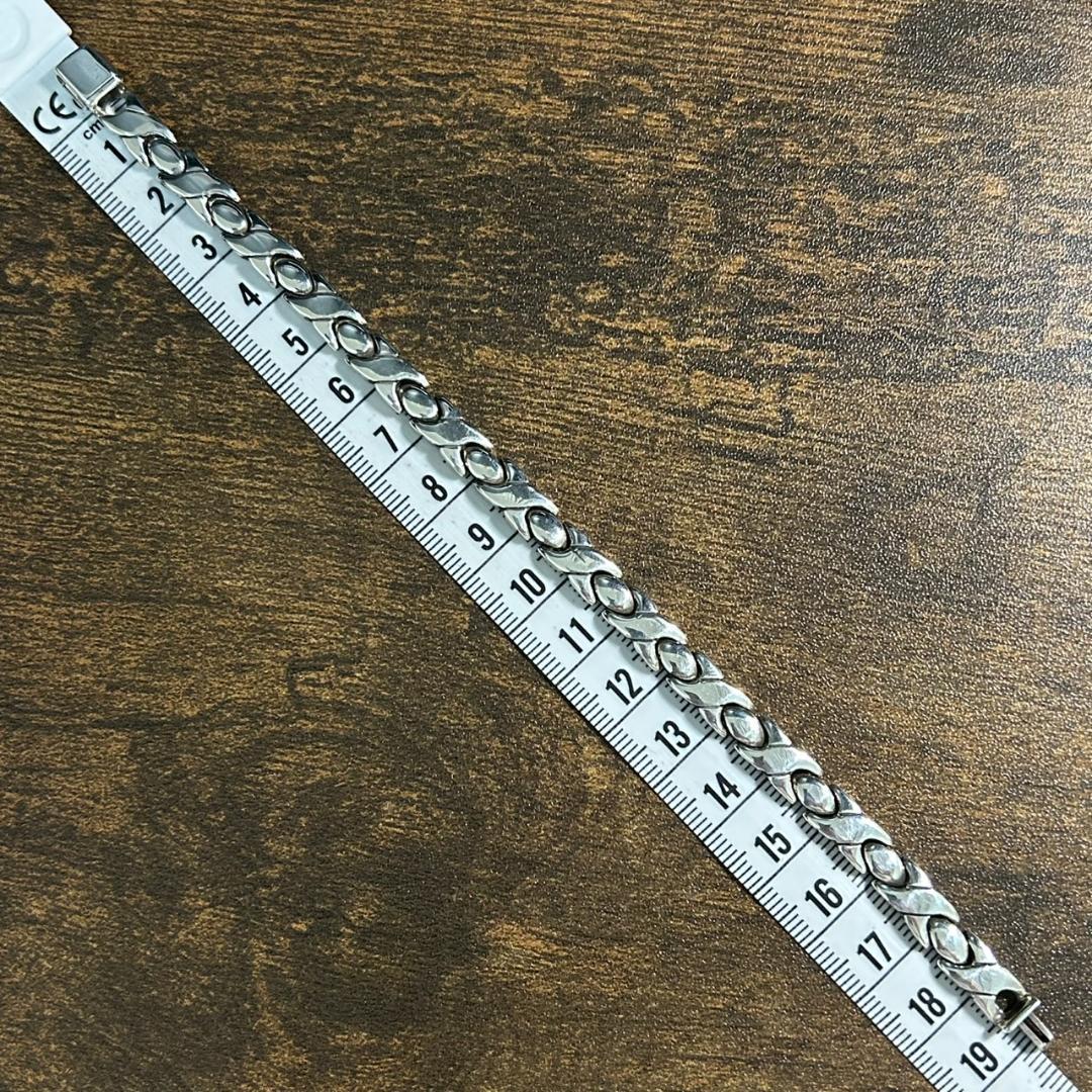 希少 メキシコ シルバー925 チェーンブレスレット タスコ メンズ　レディース