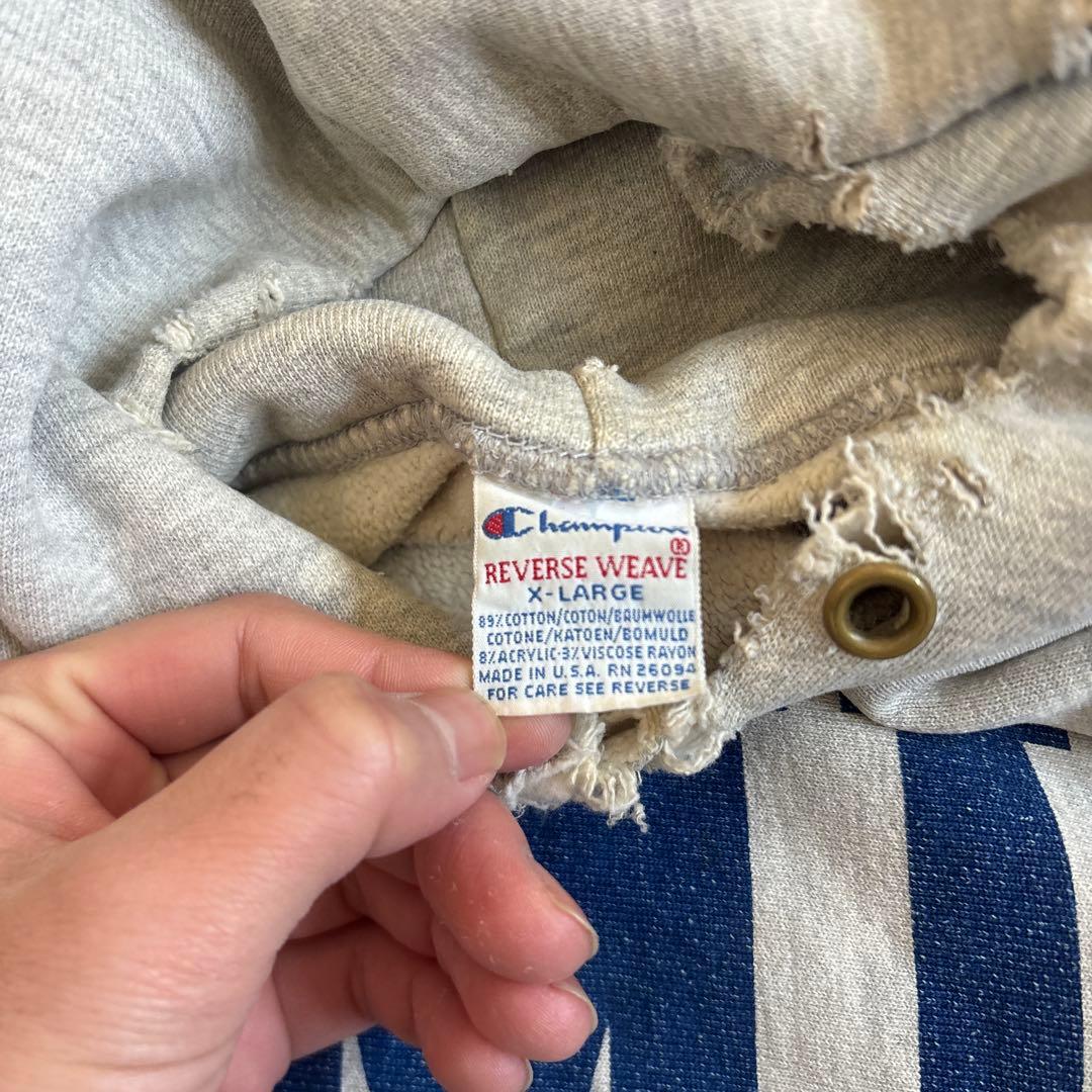 S*i様 90s champion リバースウィーブ　パーカー　フーディー　染み